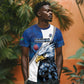 Custom Afro Namibia Cricket T shirt Go Eagles