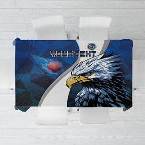 Custom Afro Namibia Cricket Tablecloth Go Eagles