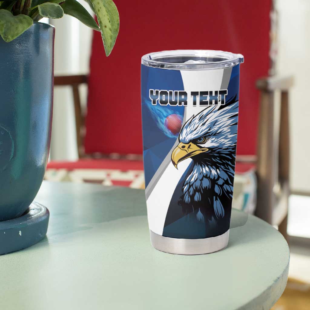 Custom Afro Namibia Cricket Tumbler Cup Go Eagles