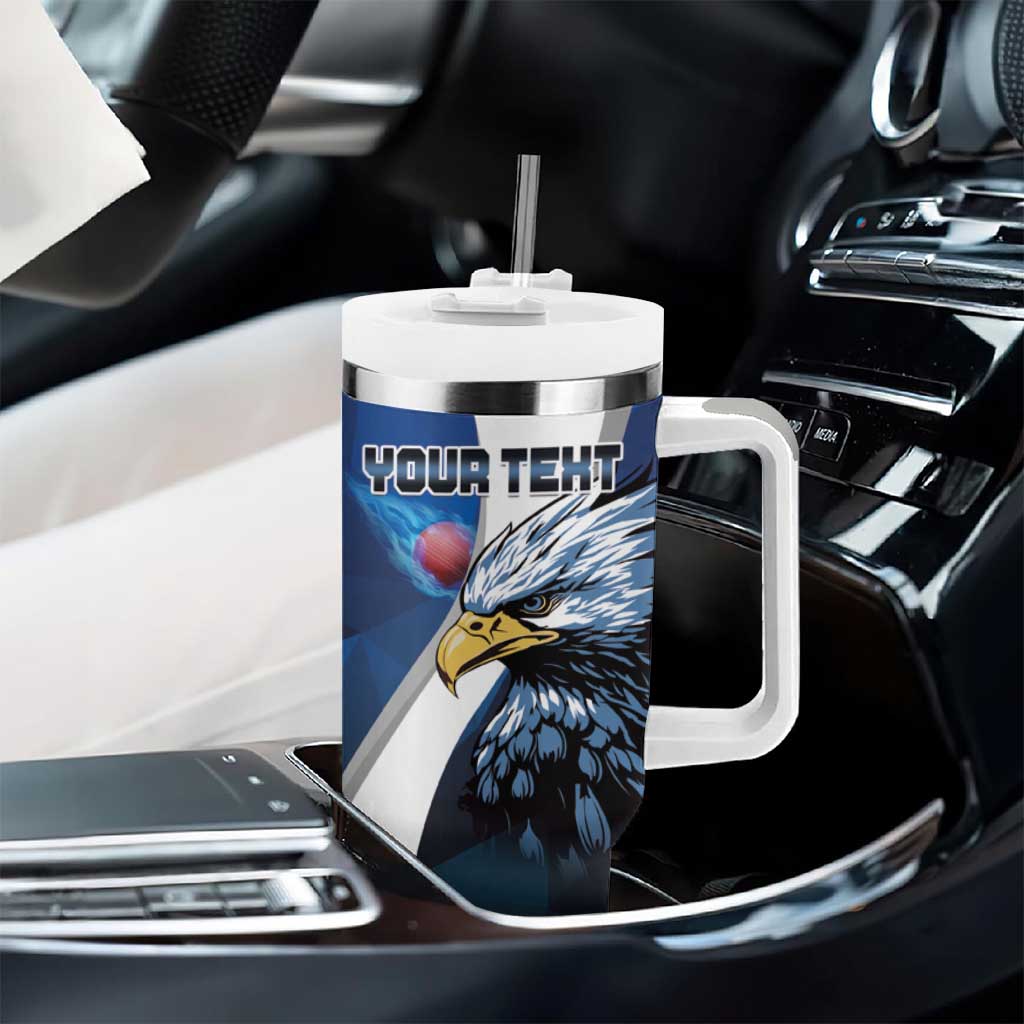 Custom Afro Namibia Cricket Tumbler With Handle Go Eagles