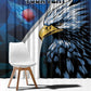 Custom Afro Namibia Cricket Window Curtain Go Eagles
