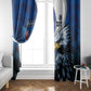 Custom Afro Namibia Cricket Window Curtain Go Eagles