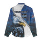 Custom Afro Namibia Cricket Women Casual Shirt Go Eagles LT15