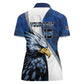 Custom Afro Namibia Cricket Women Polo Shirt Go Eagles