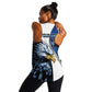 Custom Afro Namibia Cricket Women Racerback Tank Go Eagles