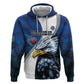 Custom Afro Namibia Cricket Zip Hoodie Go Eagles