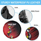 Uganda Football Custom Spare Tire Cover African Pattern Mix Grunge Style - Red Color