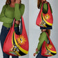 Personalised Afro Uganda Grocery Bag Black Crowned Crane With Coat Of Arms