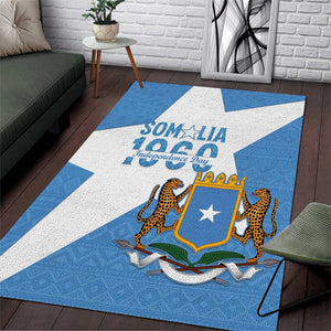 Personalized Somalis Independence Day Area Rug Soomaaliya Arise Somalis!