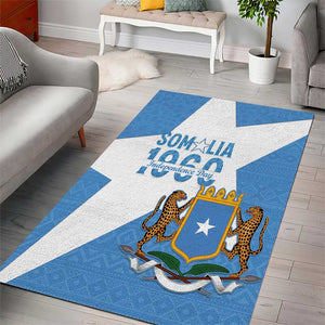 Personalized Somalis Independence Day Area Rug Soomaaliya Arise Somalis!