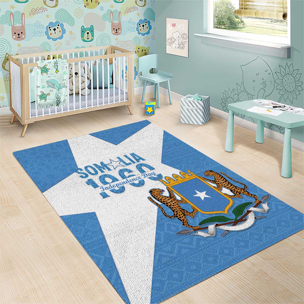 Personalized Somalis Independence Day Area Rug Soomaaliya Arise Somalis!