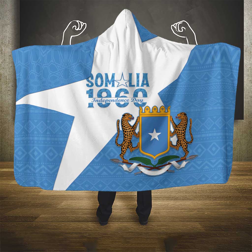 Personalized Somalis Independence Day Hooded Blanket Soomaaliya Arise Somalis!
