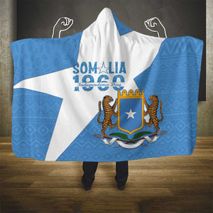 Personalized Somalis Independence Day Hooded Blanket Soomaaliya Arise Somalis!