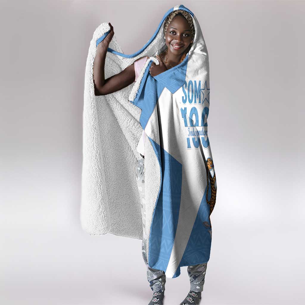 Personalized Somalis Independence Day Hooded Blanket Soomaaliya Arise Somalis!