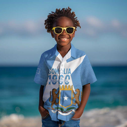 Personalized Somalis Independence Day Kid Hawaiian Shirt Soomaaliya Arise Somalis!