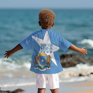 Personalized Somalis Independence Day Kid Hawaiian Shirt Soomaaliya Arise Somalis!