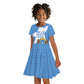 Personalized Somalis Independence Day Kid Short Sleeve Dress Soomaaliya Arise Somalis!