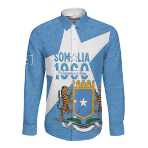 Personalized Somalis Independence Day Long Sleeve Button Shirt Soomaaliya Arise Somalis!