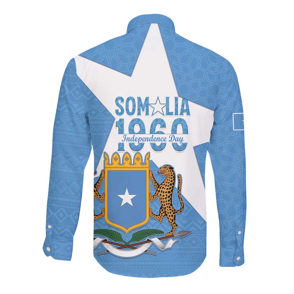 Personalized Somalis Independence Day Long Sleeve Button Shirt Soomaaliya Arise Somalis!