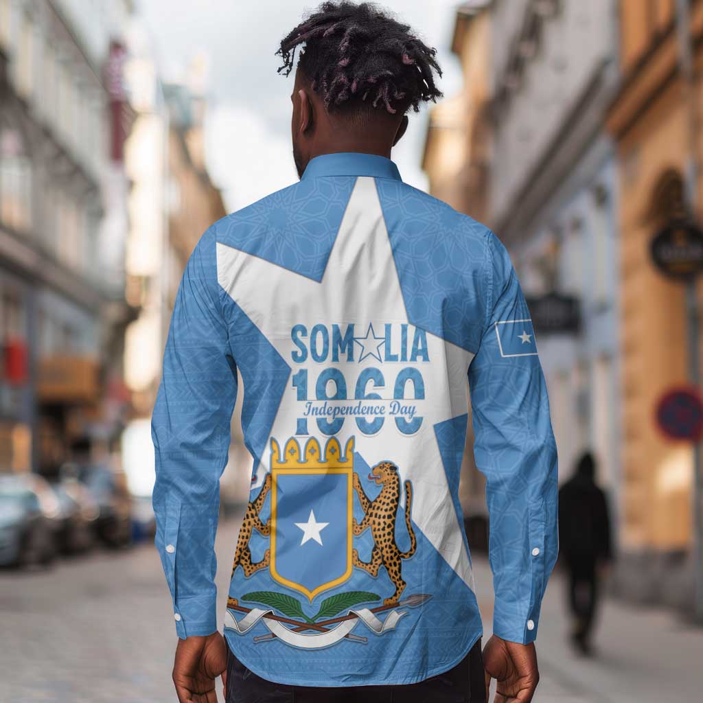 Personalized Somalis Independence Day Long Sleeve Button Shirt Soomaaliya Arise Somalis!