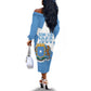 Personalized Somalis Independence Day Off The Shoulder Long Sleeve Dress Soomaaliya Arise Somalis!