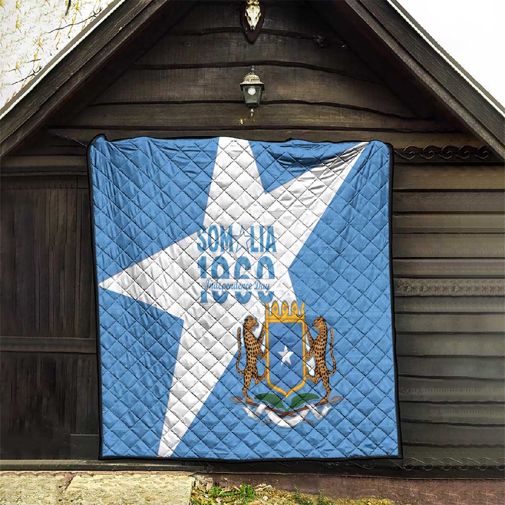 Personalized Somalis Independence Day Quilt Soomaaliya Arise Somalis!