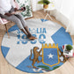 Personalized Somalis Independence Day Round Carpet Soomaaliya Arise Somalis!