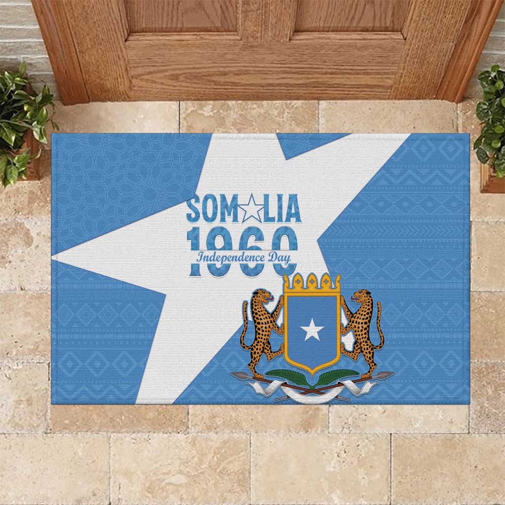 Personalized Somalis Independence Day Rubber Doormat Soomaaliya Arise Somalis!