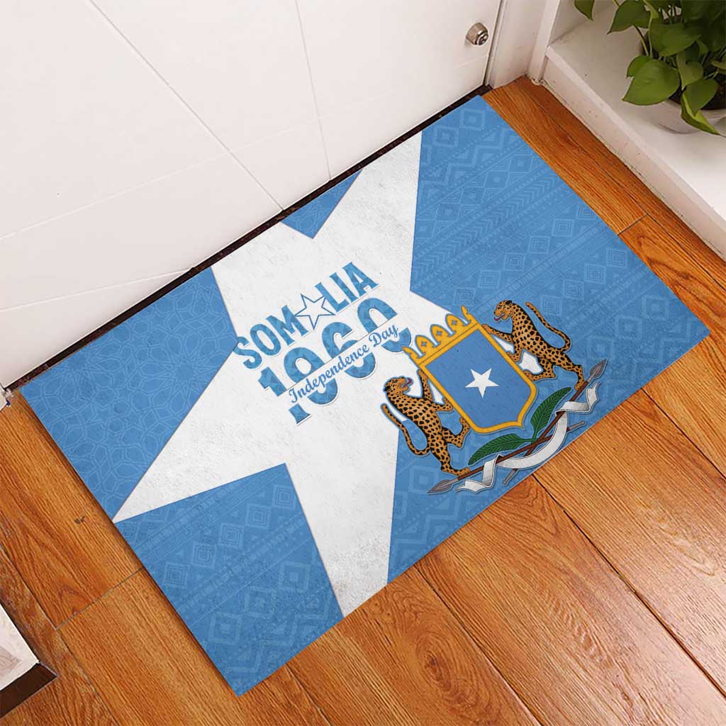 Personalized Somalis Independence Day Rubber Doormat Soomaaliya Arise Somalis!
