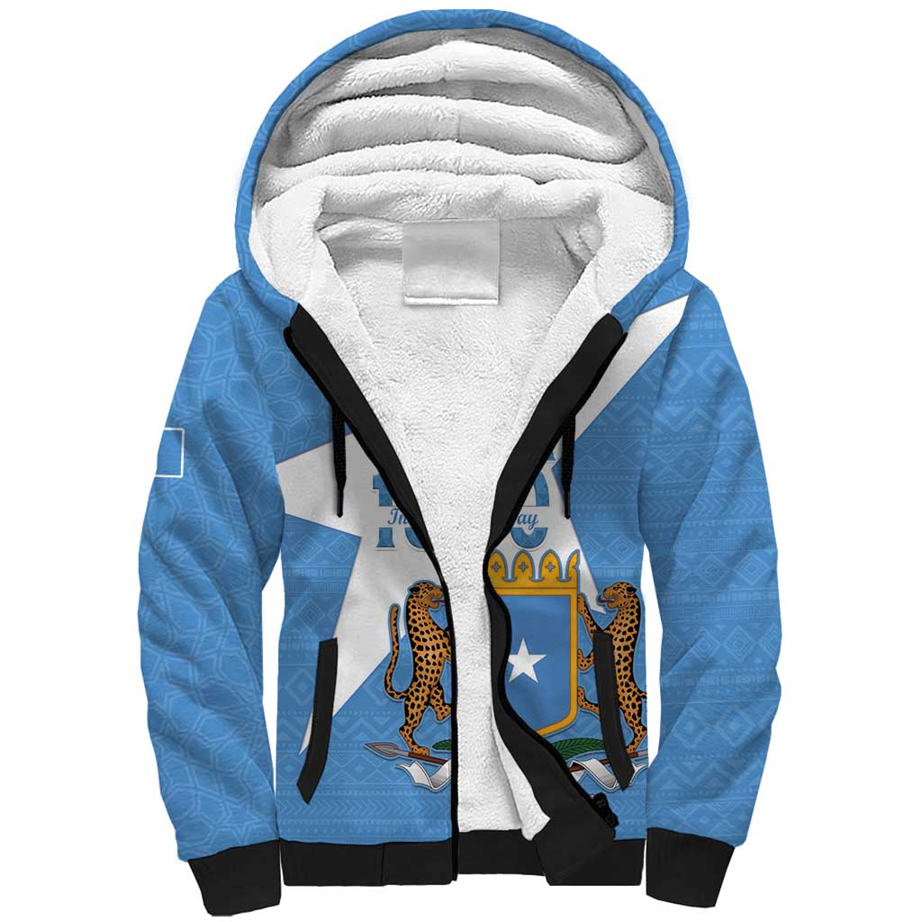 Personalized Somalis Independence Day Sherpa Hoodie Soomaaliya Arise Somalis!