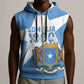 Personalized Somalis Independence Day Sleeveless Zip Hoodie Soomaaliya Arise Somalis! - African Pride
