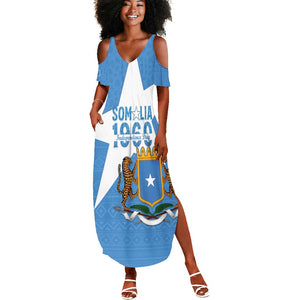 Personalized Somalis Independence Day Summer Maxi Dress Soomaaliya Arise Somalis!