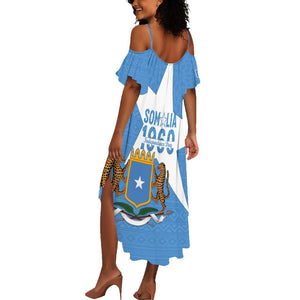Personalized Somalis Independence Day Summer Maxi Dress Soomaaliya Arise Somalis!