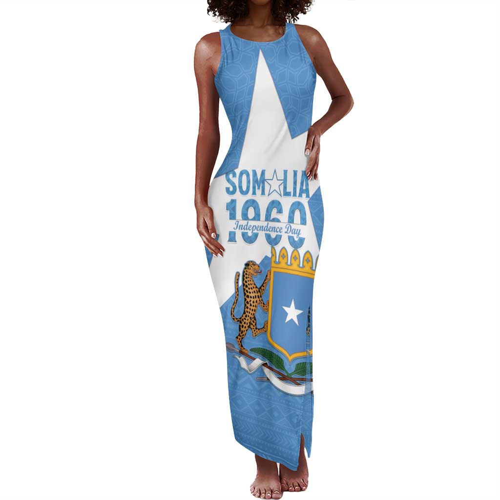 Personalized Somalis Independence Day Tank Maxi Dress Soomaaliya Arise Somalis!