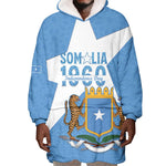 Personalized Somalis Independence Day Wearable Blanket Hoodie Soomaaliya Arise Somalis!