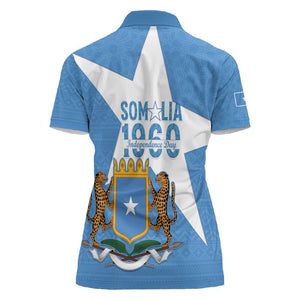 Personalized Somalis Independence Day Women Polo Shirt Soomaaliya Arise Somalis!