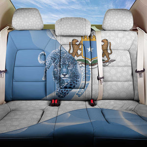 Coat of arms of Soomaaliya Back Car Seat Cover Leopard Skin mix Islamic Pattern