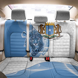 Coat of arms of Soomaaliya Back Car Seat Cover Leopard Skin mix Islamic Pattern