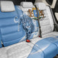 Coat of arms of Soomaaliya Back Car Seat Cover Leopard Skin mix Islamic Pattern