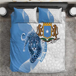 Coat of arms of Soomaaliya Bedding Set Leopard Skin mix Islamic Pattern