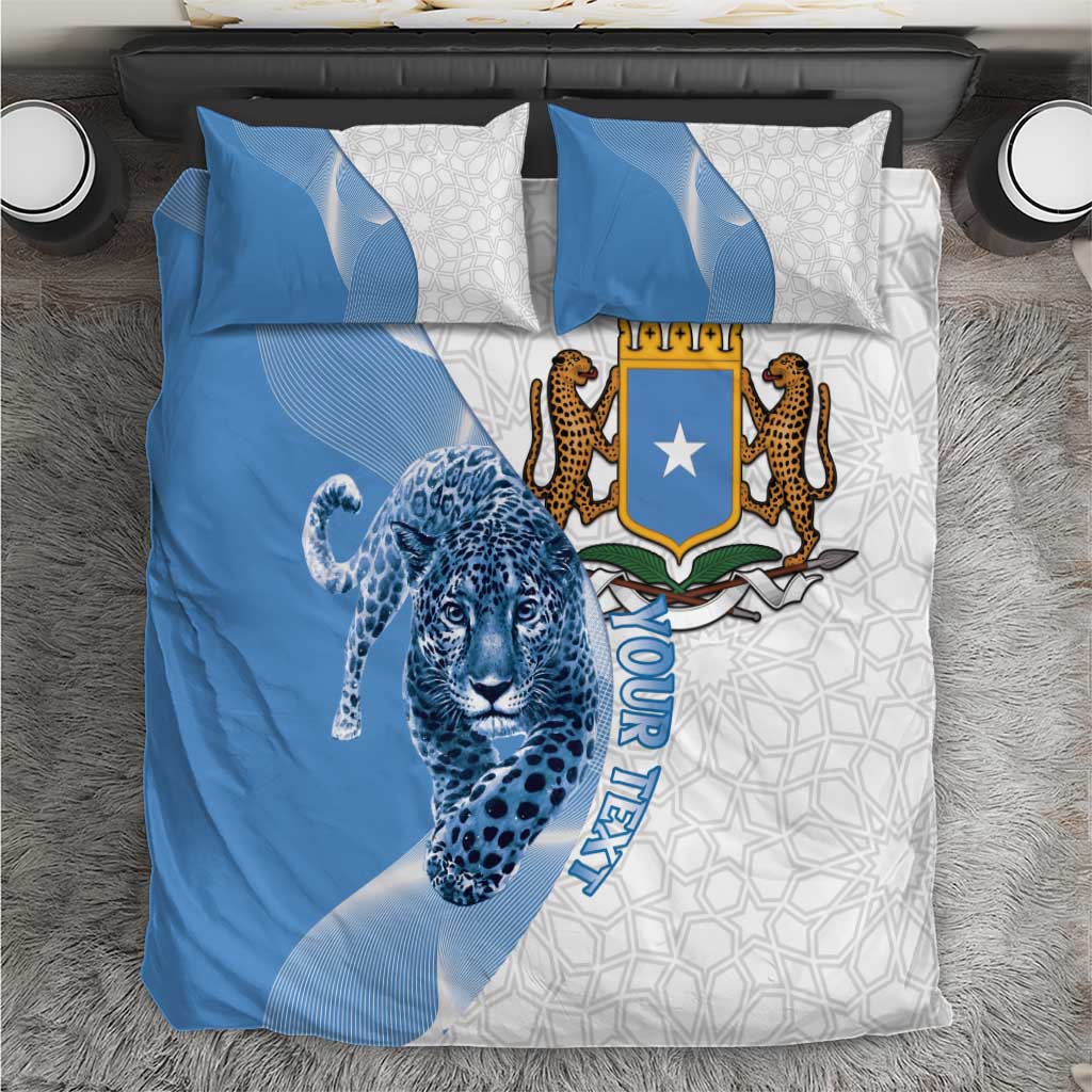 Coat of arms of Soomaaliya Bedding Set Leopard Skin mix Islamic Pattern