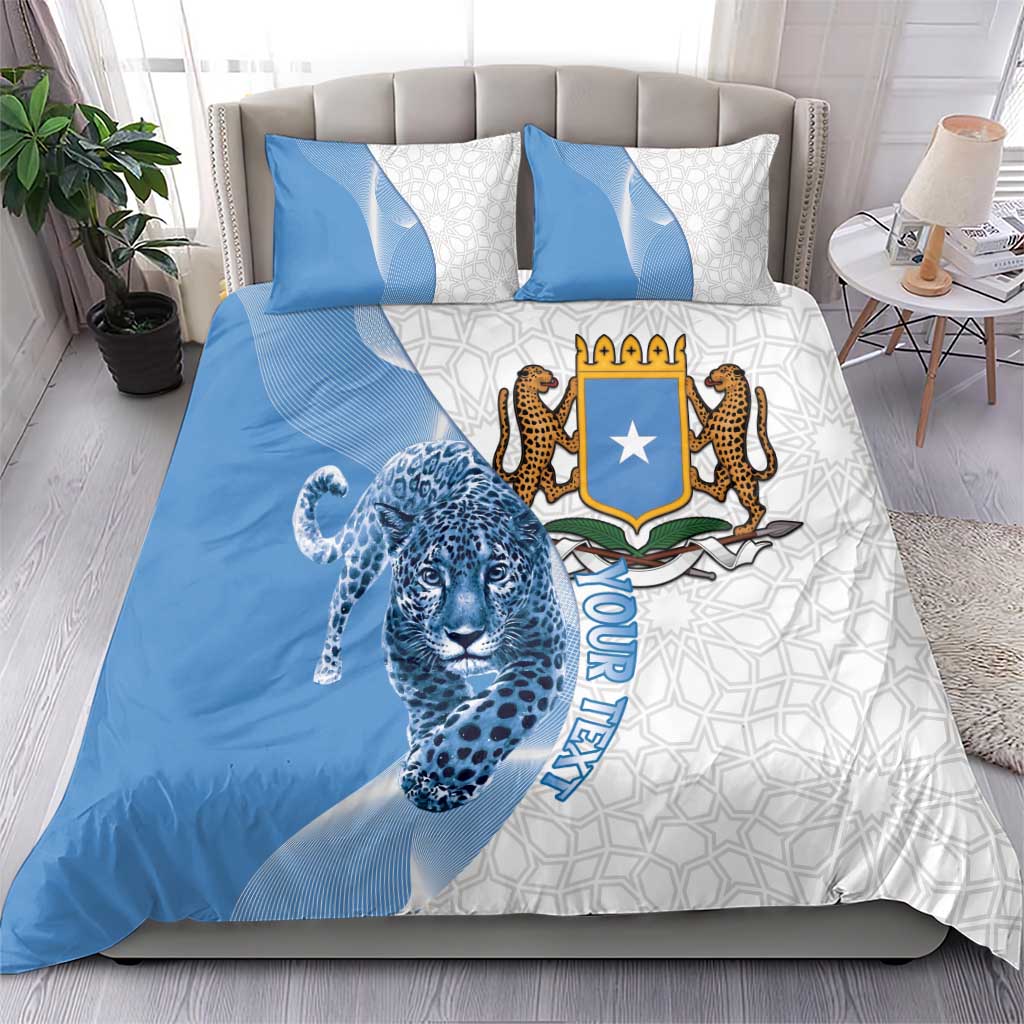Coat of arms of Soomaaliya Bedding Set Leopard Skin mix Islamic Pattern