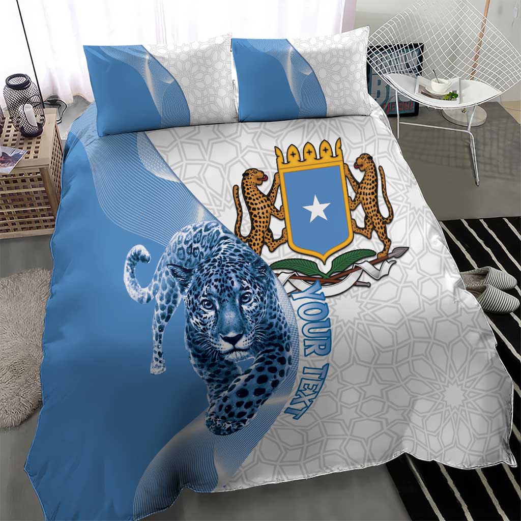 Coat of arms of Soomaaliya Bedding Set Leopard Skin mix Islamic Pattern