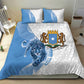 Coat of arms of Soomaaliya Bedding Set Leopard Skin mix Islamic Pattern