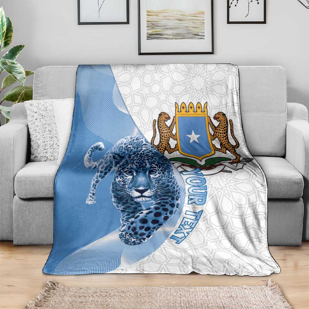 Coat of arms of Soomaaliya Blanket Leopard Skin mix Islamic Pattern