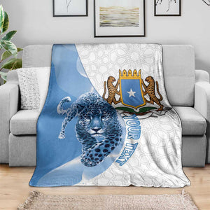 Coat of arms of Soomaaliya Blanket Leopard Skin mix Islamic Pattern