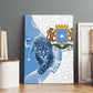 Coat of arms of Soomaaliya Canvas Wall Art Leopard Skin mix Islamic Pattern