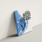 Coat of arms of Soomaaliya Canvas Wall Art Leopard Skin mix Islamic Pattern