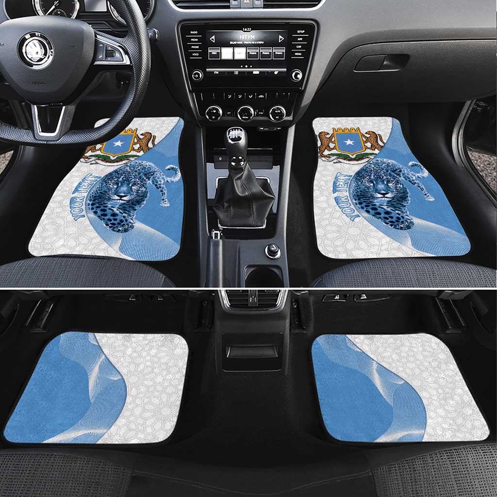 Coat of arms of Soomaaliya Car Mats Leopard Skin mix Islamic Pattern