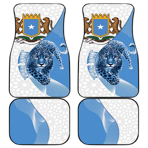 Coat of arms of Soomaaliya Car Mats Leopard Skin mix Islamic Pattern